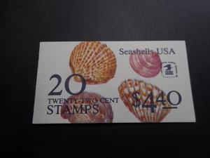 Scott 2117-21, 22 cent, Seashells, Booklet - Picture 1 of 1