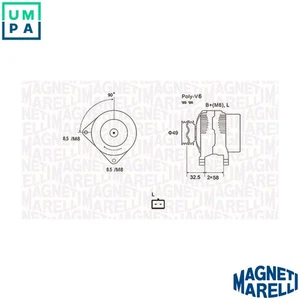 ALTERNATOR 063731627010 FOR RENAULT CLIO/SYMBOL MASTER/II/Platform/Chassis/Van - Picture 1 of 9