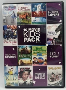 10 Movie Kids Pack DVD Volume 3 2 Disc Set James Earl Jones, Zac Efron 2011 - Foto 1 di 3
