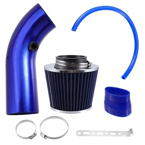 3 Inch Universal Cold Air Intake Pipe Kit Aluminum Alloy Air Filter Induction... - Picture 1 of 7