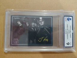 Tarjeta autógrafa Oasis James Fry 29/50 tarjetas icónicas MGC9 automática 10 en tarjeta automática... - Imagen 1 de 4