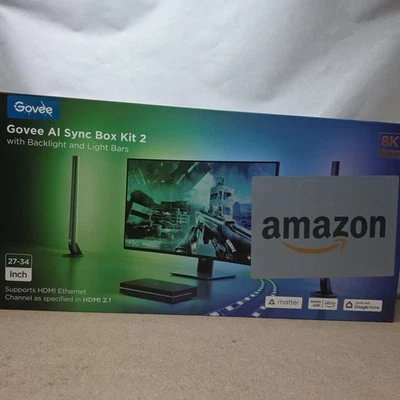 Govee HDMI 2.1 AI Sync Box Kit 2, Includes Light Bars, and Monitor H6603 - Image 1 of 4