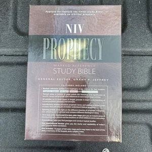 NIV 1998 Prophecy Marked Reference Study Bible - Black Bonded Leather - - Bild 1 von 13