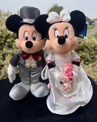 Disneyland Paris MICKEY & MINNIE MOUSE Plüsch - Bild 1 von 4