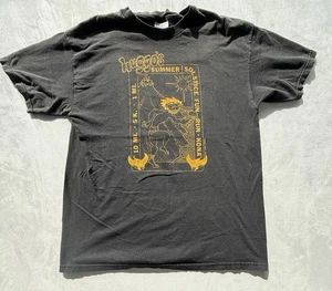 Vintage Huggo’s Summer Fun Run T-Shirt Sz Large Team Mango Kona Hawaii Black VTG - Picture 1 of 10