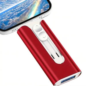 Mit iOS/USB 3.0/Micro USB/Typ-C 4 in 1 USB-Sticks für Handy/Pad/Android - Bild 1 von 27