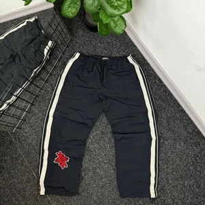 SWEATPANTS Vintage Nylon Baggy Fit Japanese Brand Y2k Style - Picture 1 of 8