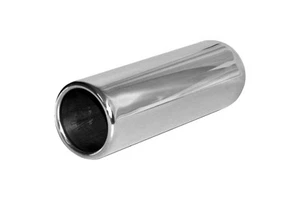 Polished Stainless Rolled Straight Pencil Tip 2.25" IN 3.5" Out 12" Overall - Picture 1 of 1