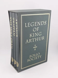 Folio Society Legends Of King Arthur 3 Volumes Box Set 2002 Third Printing Rare - Imagen 1 de 14