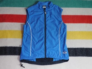 VTG 90s ZOIC Sky Blue Lightweight Road Cycling Biking USA Made Vest M EUC - Picture 1 of 8