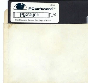 ITHistory (1982) IBM PC Software: PC CRAYON PCSoftware 5.25" Of - Photo 1/1