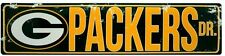GREEN BAY PACKERS STREET METAL 24 X 5.5" SIGN DRIVE NFL DR ROAD AVE DISTRESSED