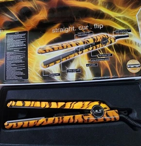 NEW ISO PROFESSIONAL CERAMIC IONIC HAIR STRAIGHTENER ADJUSTABLE TEMPERATURE - Picture 1 of 4