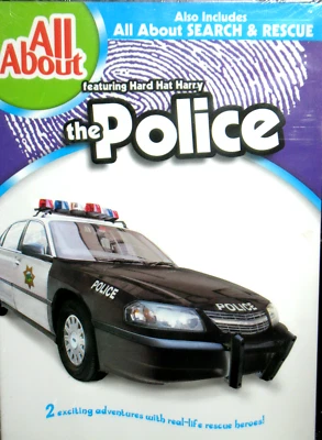 All About The Police, NEW DVD Search Rescue, Hard Hat Harry, Kids Educational - Image 1 of 4