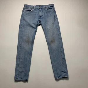 Pantalones de mezclilla LEVI'S 512 para hombre (cintura de 33 pulgadas) (pierna de 32 pulgadas) calce ajustado azul ajustado - Imagen 1 de 12