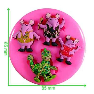 Molde de silicona Clangers and the Soup Dragon de Fairie Blessings - Imagen 1 de 5