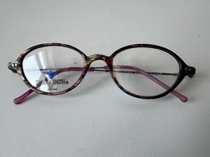 Vtg New Dakota Smith Eyeglasses (demo Lens) 1072-Blue Jeans Wine 7253 47-18-135 - Picture 1 of 7
