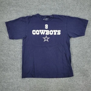 Dallas Cowboys Shirt Men's Medium Blue NFL Football Tony Romo #9 Short Sleeve - Picture 1 of 14