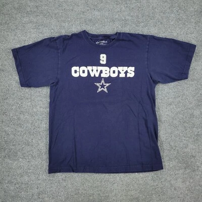 Camisa Dallas Cowboys Para Hombre Azul Medio NFL Fútbol Tony Romo #9 Manga Corta Foto 1 de 4