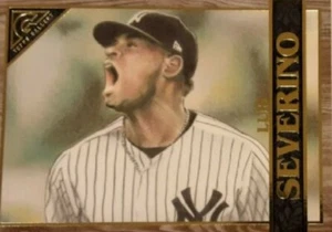 2020 Topps Gallery "Wood Canvas" Luis Severino #43 - Picture 1 of 1