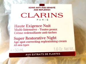 CLARINS SUPER RESTORATIVE NIGHT AGE SPOT CORRECTING CREAM 50ML 1.6 Oz NEW - Picture 1 of 4