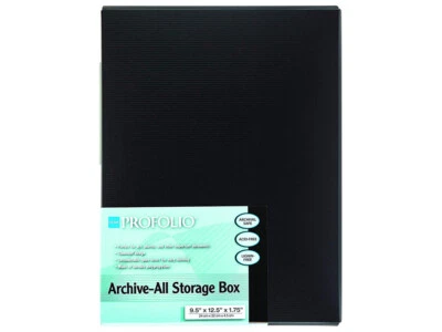 Caja de almacenamiento Itoya 9x12 Profolio Archive (mismo envío cualquier cantidad) Foto 1 de 4
