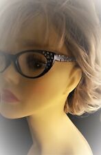 Glamour reading glasses by The Crystal Wardrobe - Purple Crystal Catz power 1.25