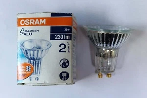 1x 35W Osram GU10 dimmbarer Halogen Reflektor, 2700K warm, Spot Glühbirne Lampe - Bild 1 von 3
