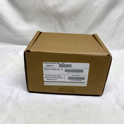 NEW Sealed APC Schneider AR7711 NetShelter Zero U 0U Accessory Mounting Bracket - Image 1 of 3