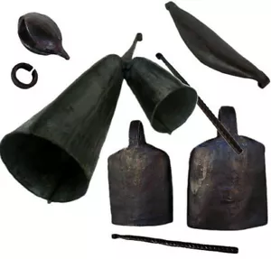Percussion Apitua Glocken Grello Fingerbell Bananabell Agogo Doppelglocke - Bild 1 von 5