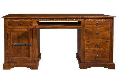 Schreibtisch Akazie 158x54x76 honig  lackiert OXFORD #0522 - Bild 1 von 4