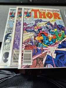 Marvel Comics Mighty Thor Issues 349, 350, 352 VF/NM KEY Origin Odinforce /4-161 - Picture 1 of 3