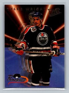 1993 Fleer Ultra Prospects Tyler Wright #10 Edmonton Oilers