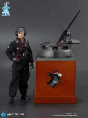 Figura de acción DID XD80023G 1/12 militar verde tanque escena utilería F soldado Foto 1 de 4