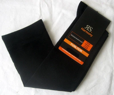 1 Paar Damen Stützkniestrümpfe Reisekniestrümpfe Funktion schwarz 35 bis 42 - Bild 1 von 3