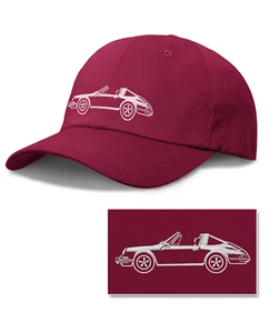 Porsche 911 Targa Baseball Cap for Men & Women - 12 Colors - German Classic Car - Picture 1 of 16