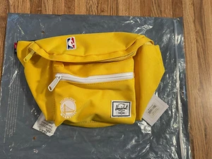 Herschel NBA Basketball Golden State Warriors Fanny Pack Waist Bag Yellow - Picture 1 of 7