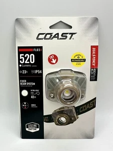 Coast FL65 Dual Power Stirnlampe mit festem Lichtkegel 520 Lumen NEU - Bild 1 von 2