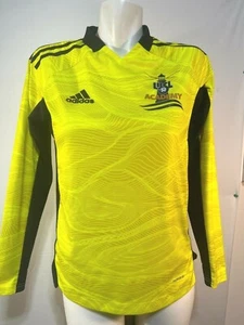Adidas Goalkeeper Solar Yellow Shirt LIJSL Youth 12 13 14 Football Soccer - Picture 1 of 9