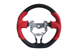 Carbon Leather Steering Wheel FOR Toyota 86 GT86 FT86 ZN6 Scion FR-S Subaru BRZ  - Picture 1 of 1