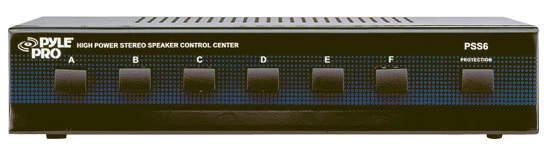 Pyle PSS6 6 Channel High Power Stereo Speaker Selector