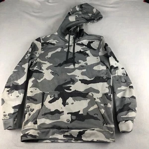 Nike Hoodie Herren Small Grau Camouflage Therma-Fit Swoosh Pullover Activewear - Bild 1 von 10