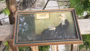 ANTICA/VINTAGE STAMPA INCORNICIATA MADRE DEL FISCHIETTO - Foto 1 di 24