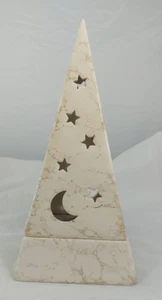 Vintage Partylite P0161 Pyramide Galaxie Teelicht Kerzenhalter Mond und Sterne wird nicht mehr hergestellt - Bild 1 von 10