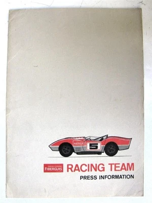 OWEN'S FIBREGLAS Racing Team Press Pack Release 1968 - Image 1 of 4