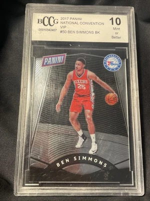 2017 Panini National Convention - Vip Prizm Ben Simmons #50 Silver Prizm - Image 1 of 4