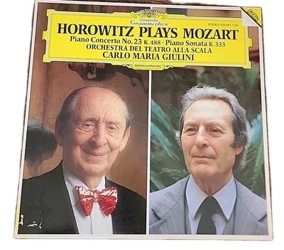 VLADIMIR HOROWITZ MOZART Piano Concerto, Sonata 423287-1 digital LP GERMANY - Image 1 of 4