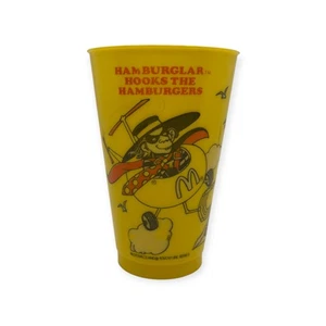 1980 McDonald's Hamburglar Hooks the Hamburgers Cup McDonaldland Adventure - Picture 1 of 5