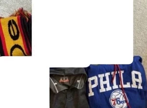 Lote de 3 Ropa de Hombre, Talla Pequeña Hawke & Philadelphia 76ers, y Bufanda - Imagen 1 de 2