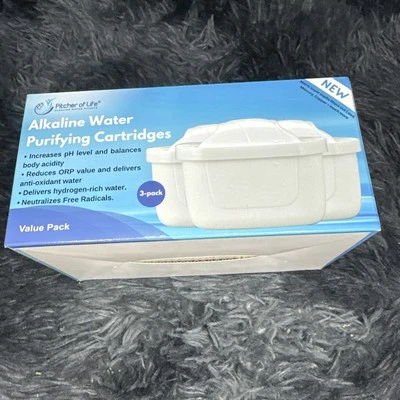 Pitcher of Life New & Improved 2024 - Alkaline Pitcher Water Filters Sealed Pack - Image 1 of 2